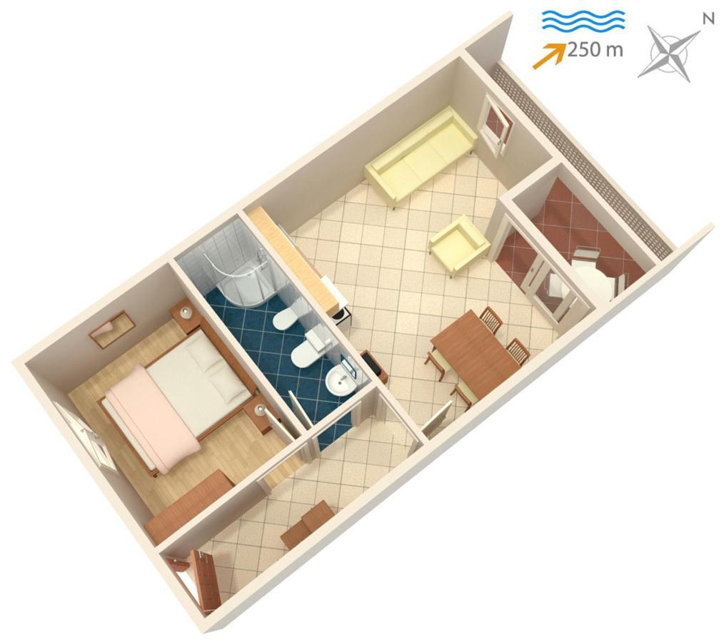 Apartment Rabac 2323B 외부 사진